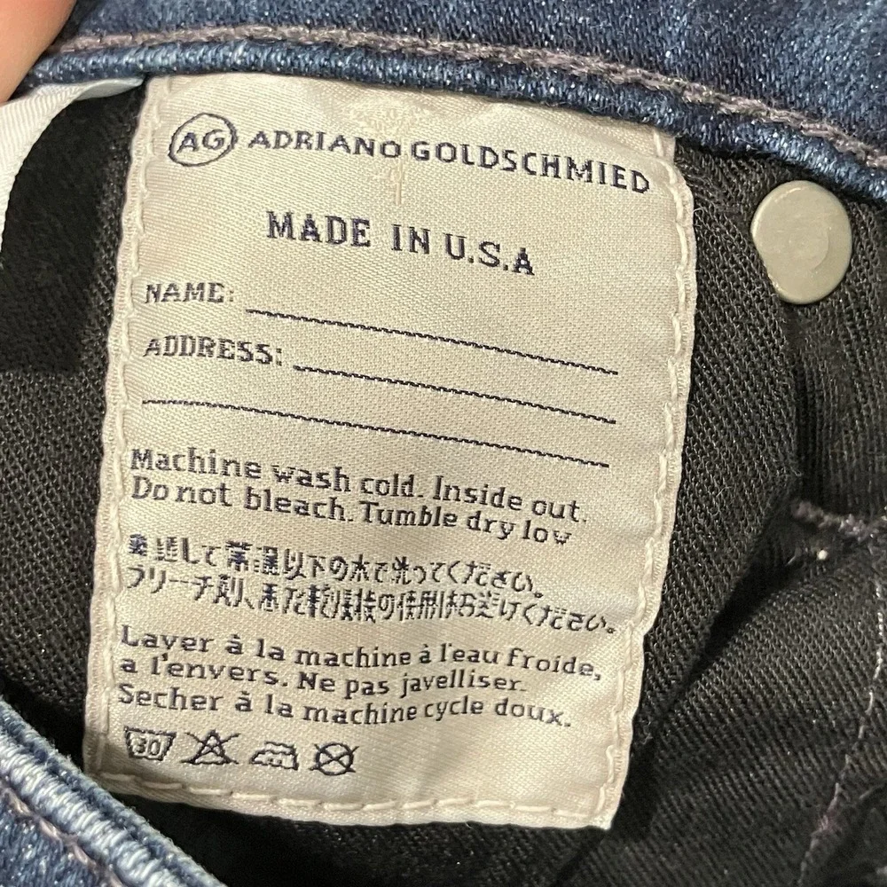 AG Adriano Goldschmied The Legging Super Skinny Jeans Dark Wash Womens 30R